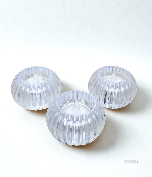 LED Işıklı Dekoratif Mum Seti (3’lü)