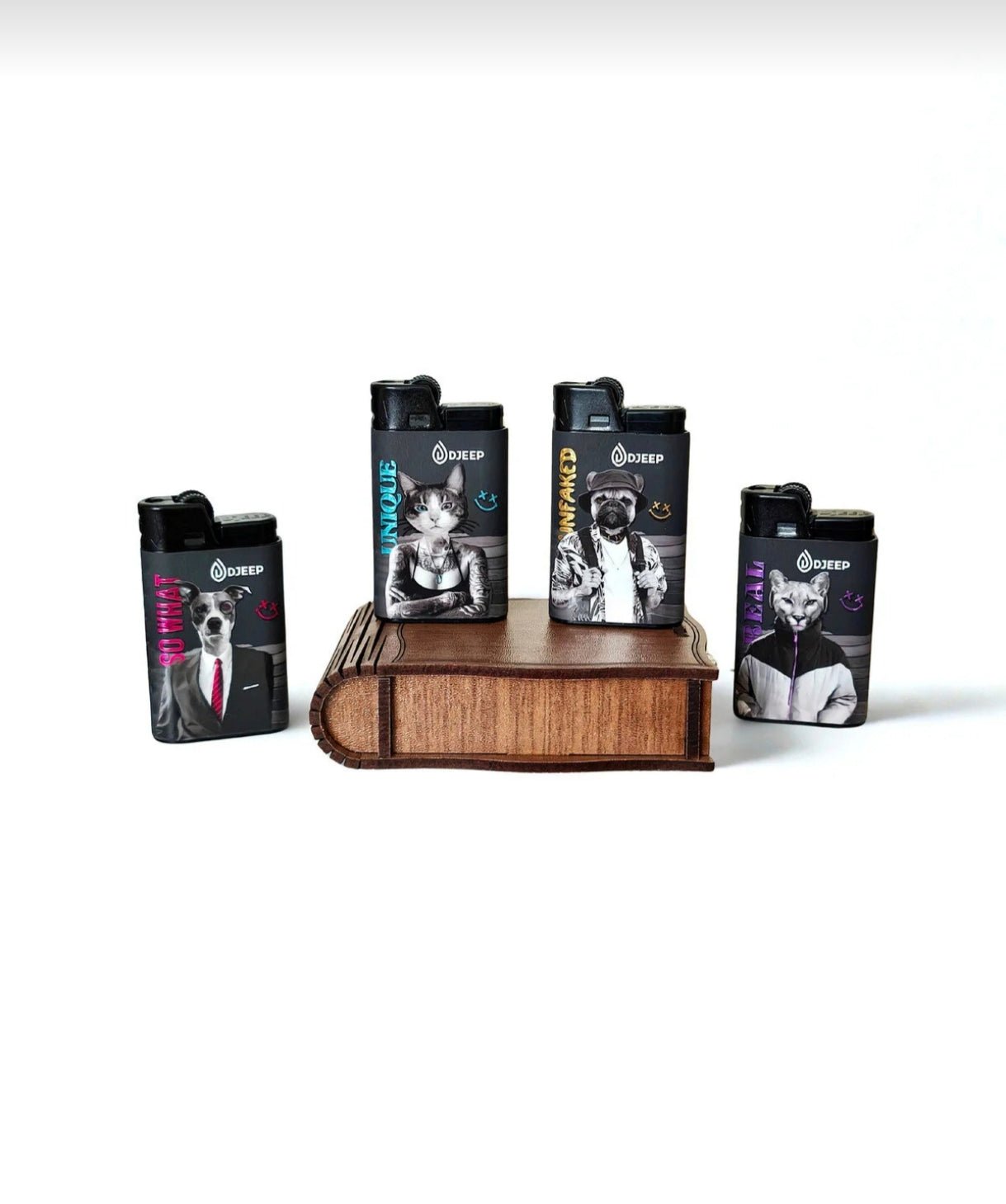 Ahşap Kutulu Koleksiyon Çakmağı – Seçilebilir Model - WOYZELL