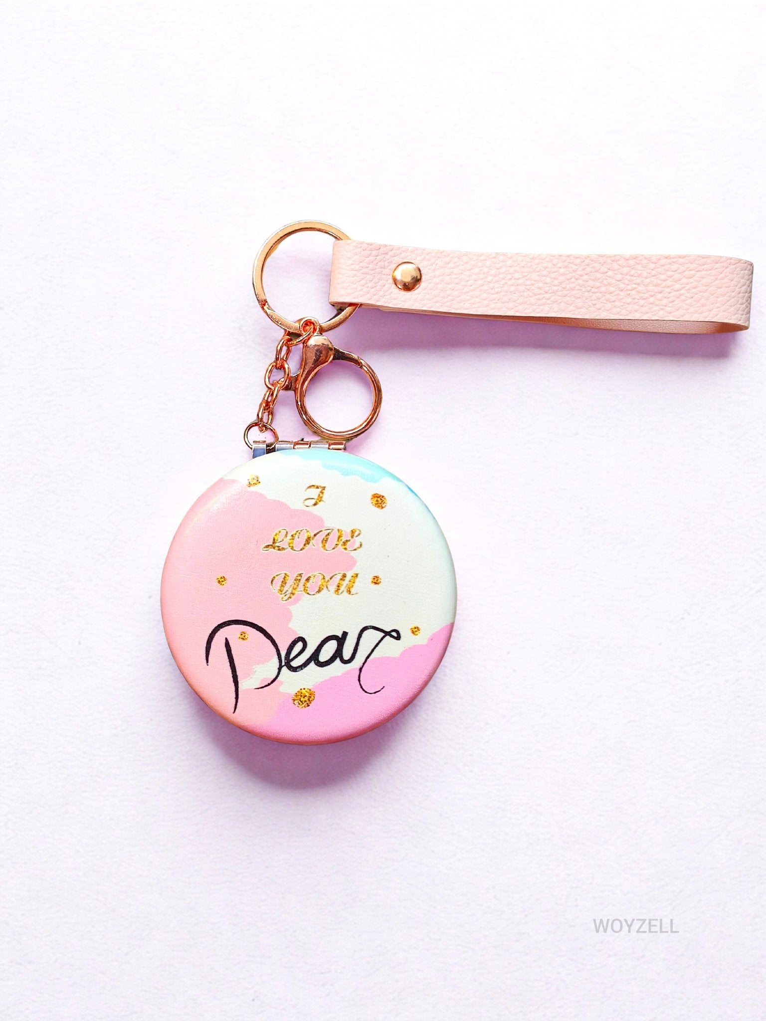 Askılı Makyaj Aynası – Özel Mesajlı Şık Hediye - WOYZELL