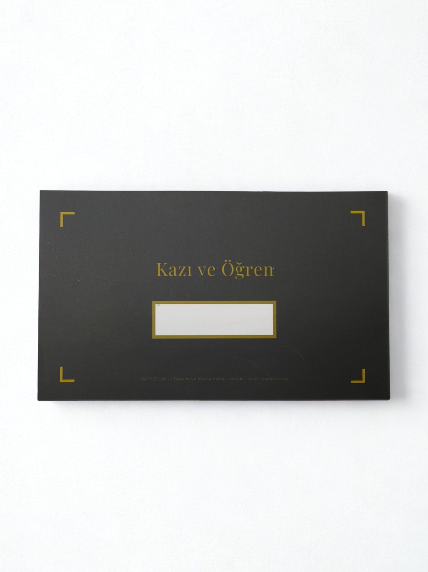 Kazı ve Öğren – Kişiye Özel Sürpriz Mesaj Kartı - WOYZELL