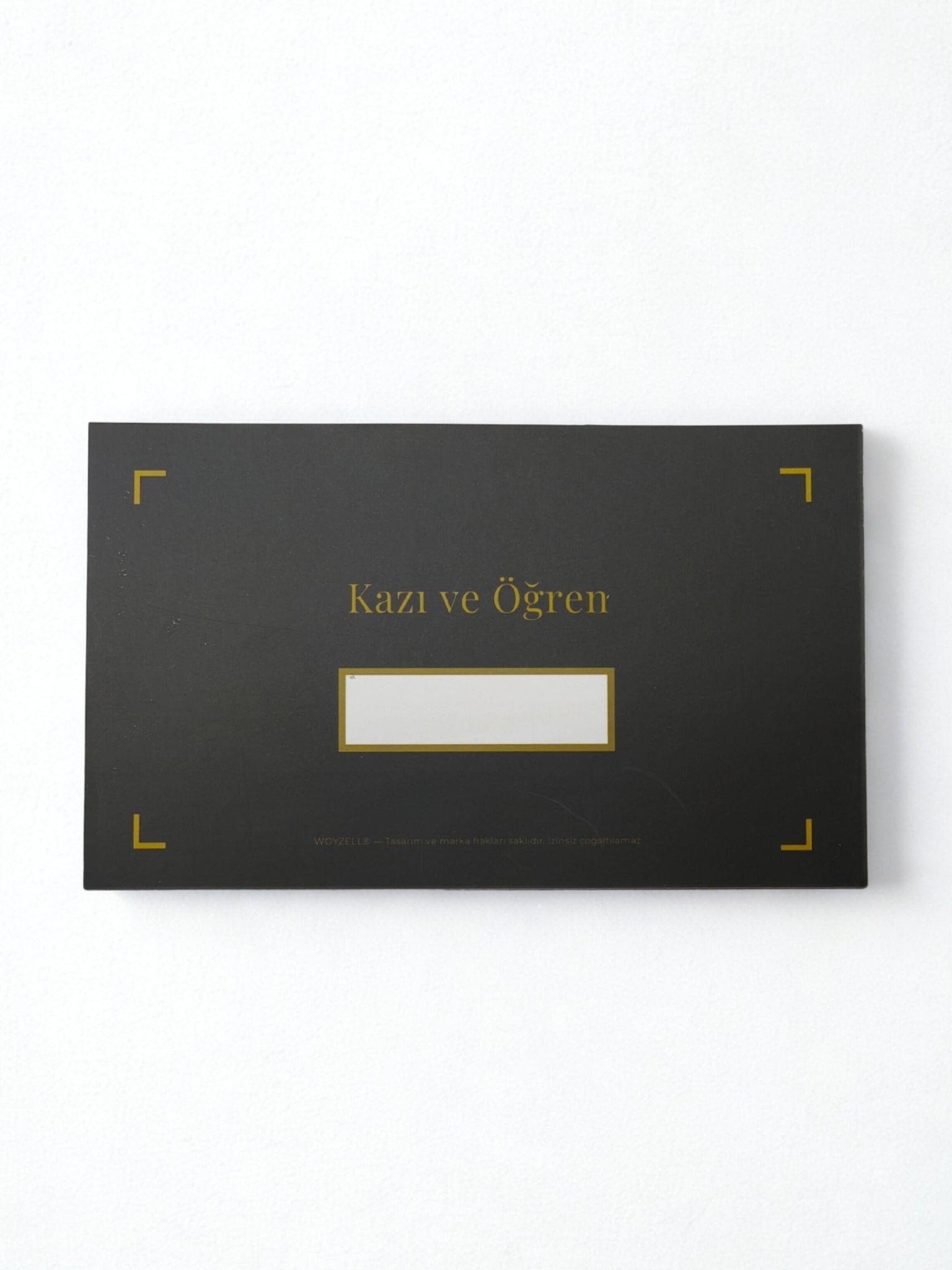 Kazı ve Öğren – Kişiye Özel Sürpriz Mesaj Kartı - WOYZELL