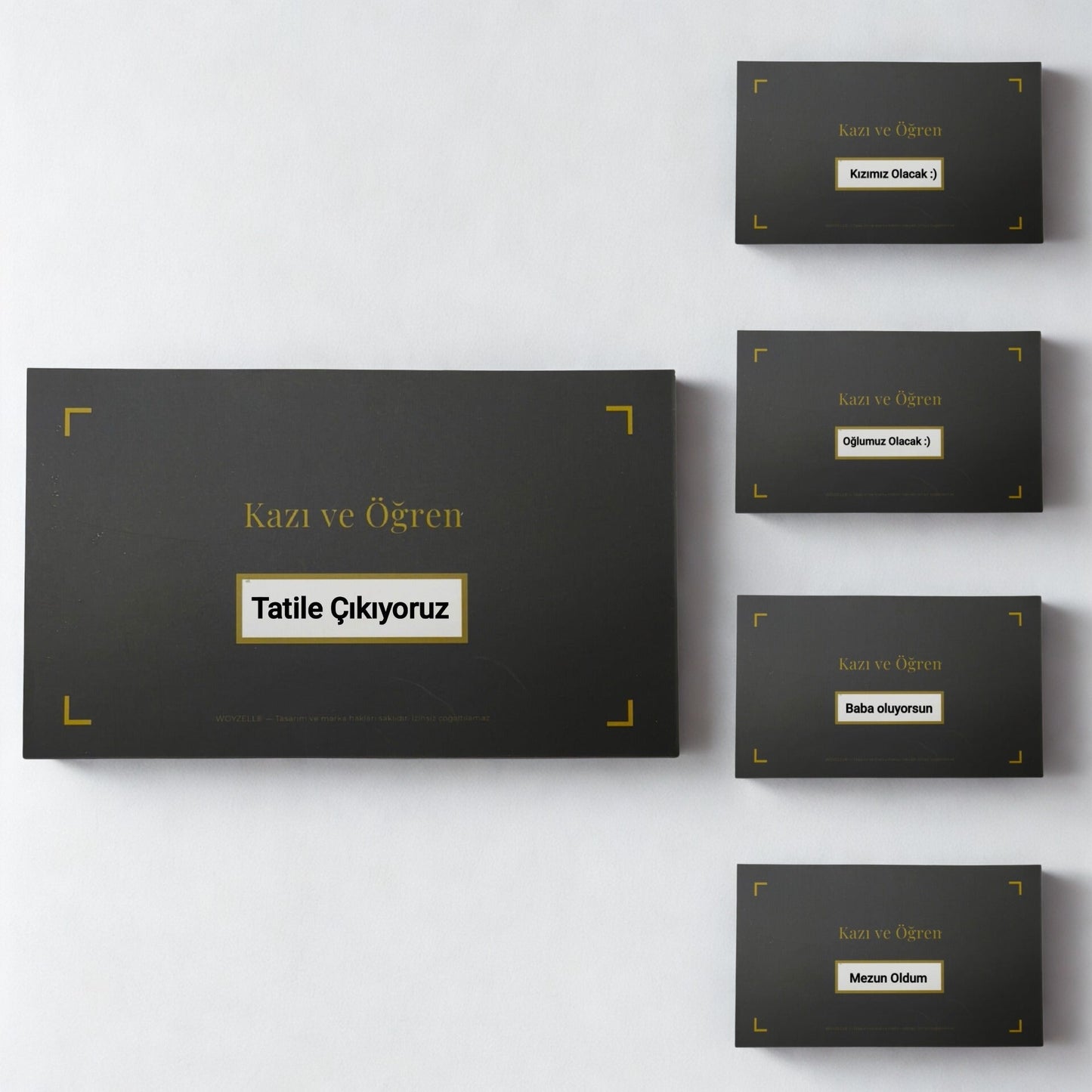Kazı ve Öğren – Kişiye Özel Sürpriz Mesaj Kartı - WOYZELL