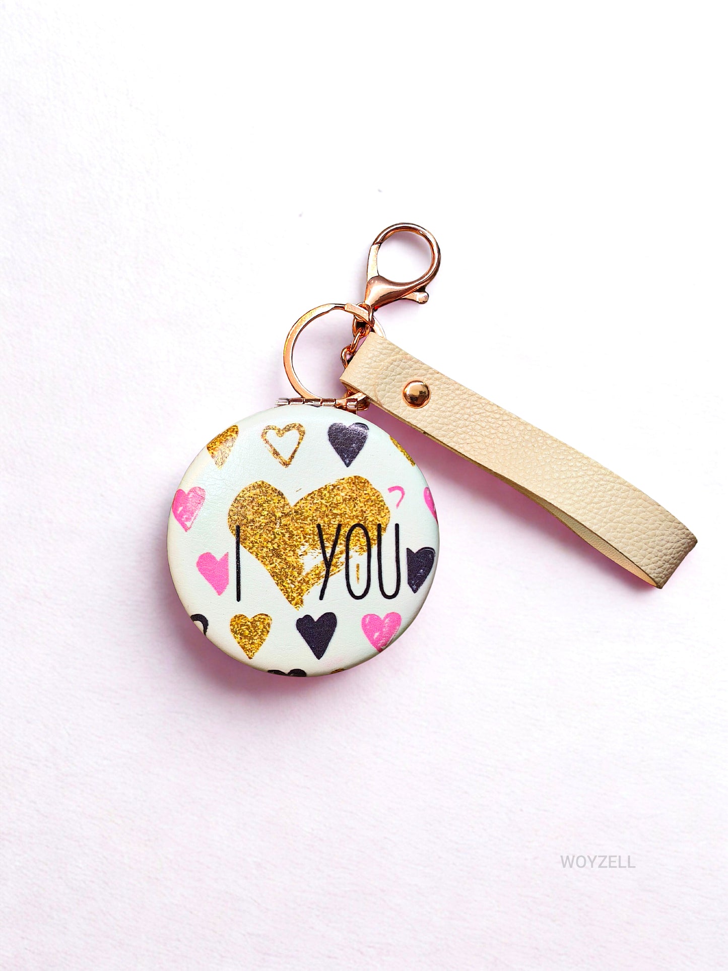 Askılı Makyaj Aynası – Özel Mesajlı Şık Hediye