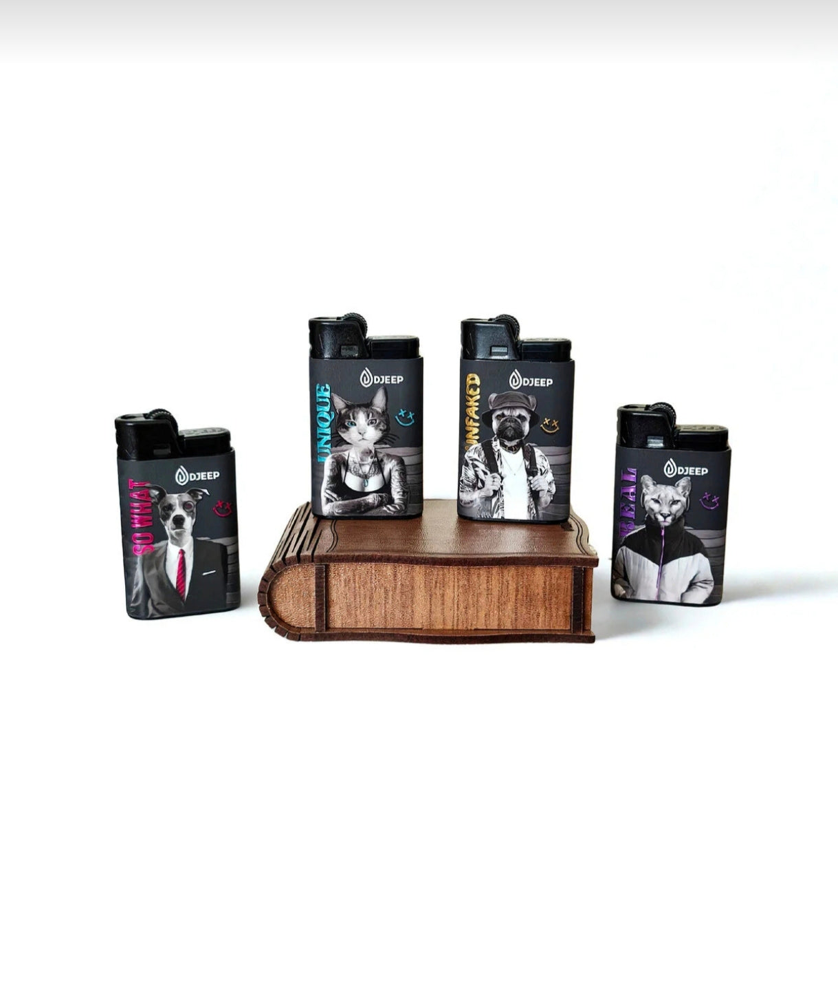 Ahşap Kutulu Koleksiyon Çakmağı – Seçilebilir Model