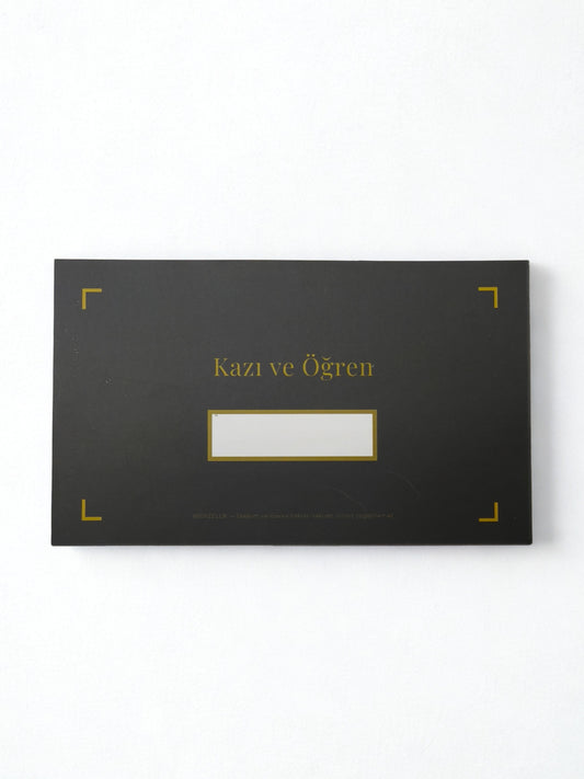 Kazı ve Öğren – Kişiye Özel Sürpriz Mesaj Kartı