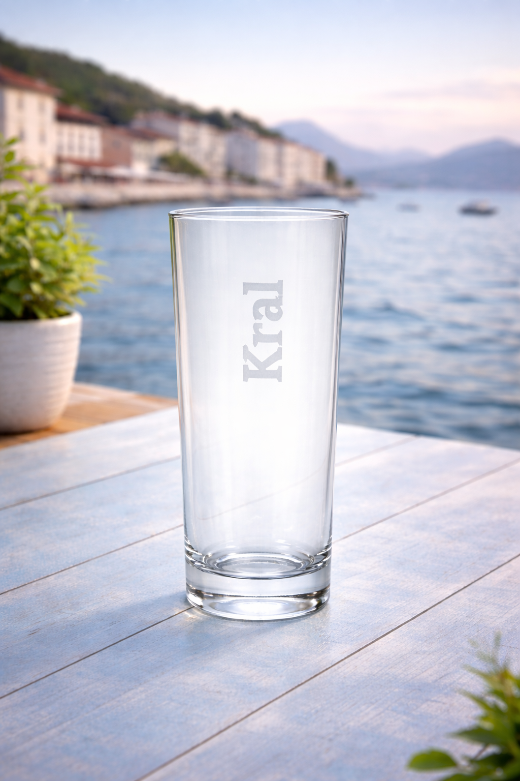 El İşçiliği Kişiye Özel Cam Rakı Bardağı | Kazıma Gravür